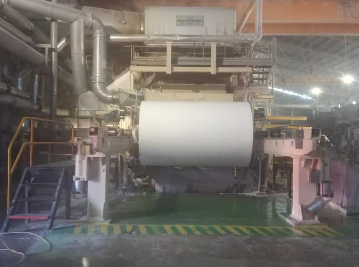 Used (2.75M) RECARD CRESCENT FORMER TISSUE MACHINE 65 TPD