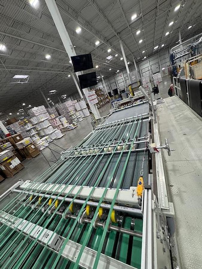 Used 67" BW PAPERSYSTEMS / MARWUIP HAWK DUAL ROTARY SHEETER - MFG 2018