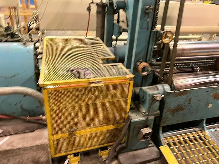 Used 77" WIDE JAGENBERG TWO DRUM WINDER 50" REWIND DIAMETER - PENDING SALE