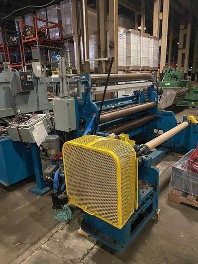 Used 60" WIDE KIDDER PAPER SLITTER REWINDER - UPDATED DRIVE - PENDING