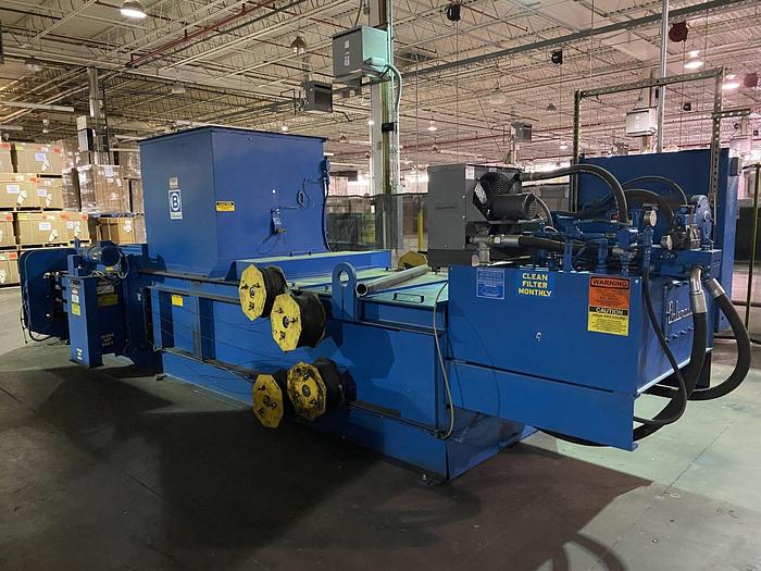Used BALEMASTER EO-650 25HP HORIZONTAL BALER WITH AUTO TIE
