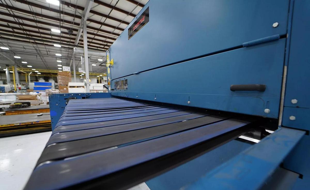 Used 84" HEAVY DUTY ROSENTHAL SHEETER MODEL HXBZ5AAACPLC