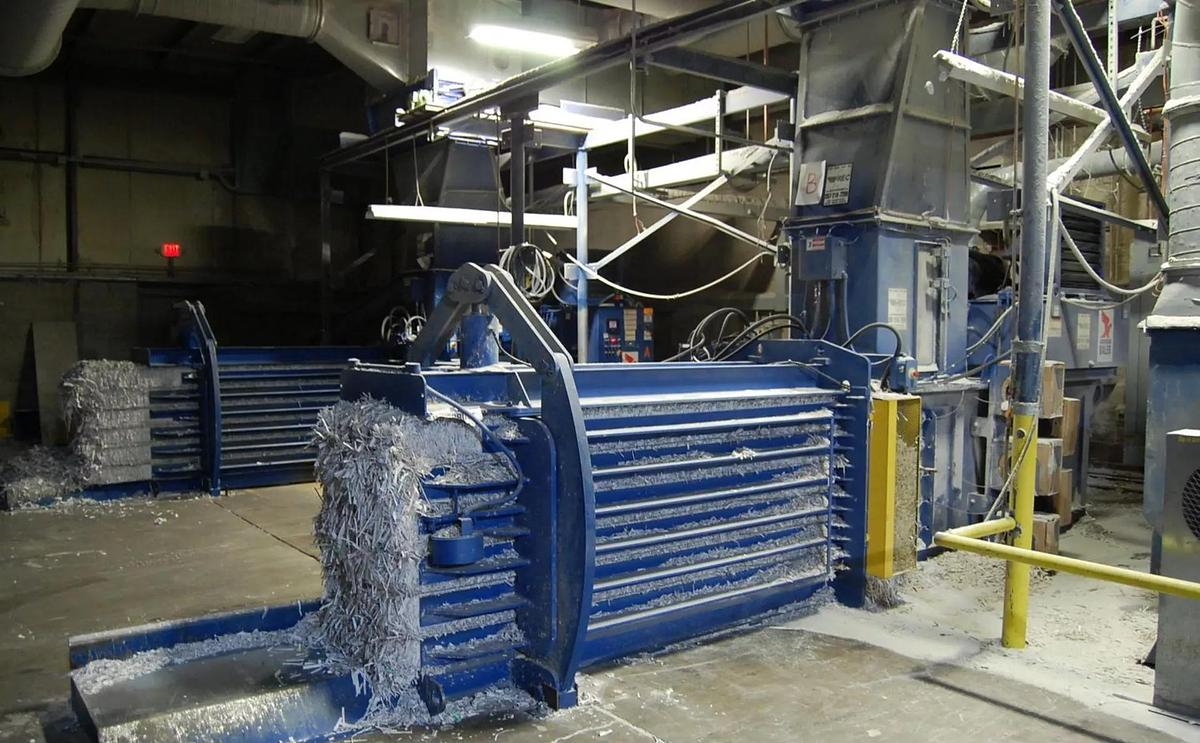 Used 30 HP HORIZONTAL AUTO TIE AMERICAN BALER MODEL PAC4029730