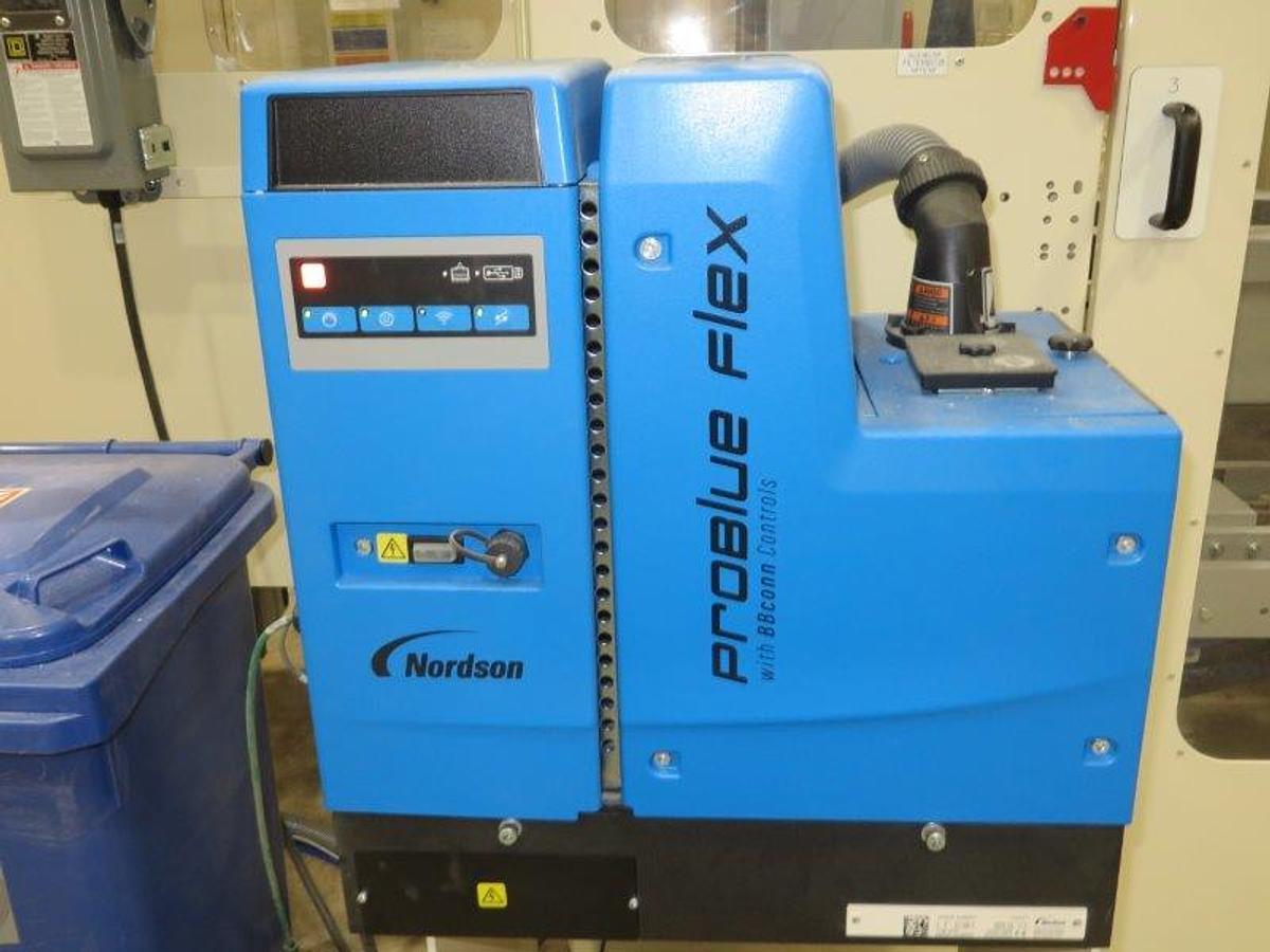 Used 2010 BAOSUO ULTRA COMPACT 102" KITCHEN TOWEL REWINDING LINE WITH LOG SAW AND PACKAGING