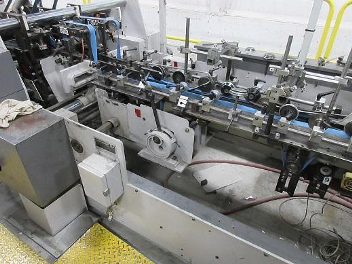 Used BOBST DOMINO 90 MATIC FOLDER GLUER 