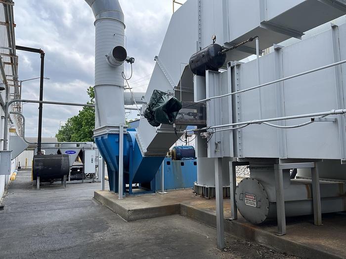 Used GEOENERGY GEOTHERM REGENERATIVE THERMAL OXIDIZER (RTO) 45,000 SCFM