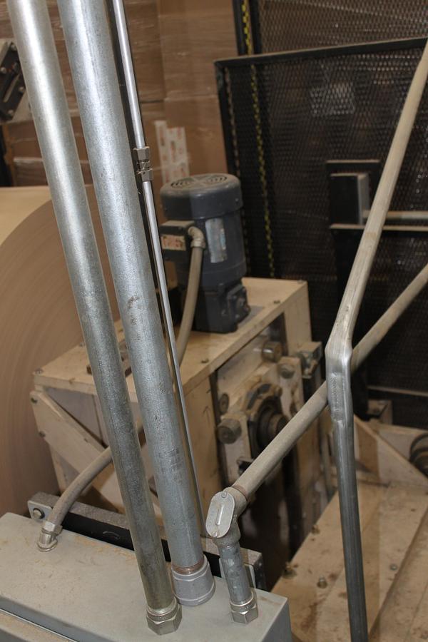 Used 37" WIDE GREENBAY ENGINEERING SINGLE FOLD DISPENCER TOWEL WITH BRETTING BANDER