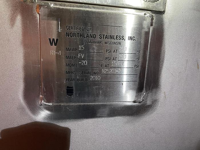 Used A.H. LUNDBERG 5' X 60' 316 STAINLESS STEEL ACID TOWERS TANKS