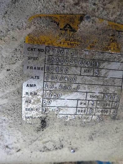 Used 1999 PTI pelletizing line with model TS4500 4.5″ 30:1 L/D extruder