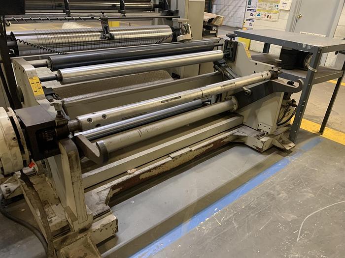 Used 54" USED CANTILEVERED DUPLEX SLITTER REWINDER