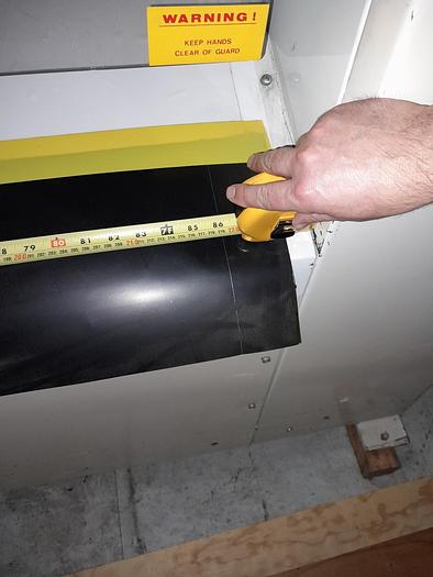 Used 84" CONTECH MODEL CS-84 SINGLE KNIFE SHEETER WITH TIDLAND SHEAR SLITTING