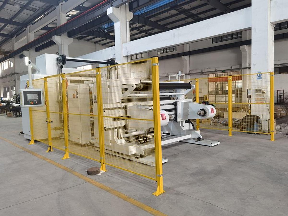 Used 63" SRC SYSTEMS LTD. MODEL 63TDW TWO DRUM WINDER 53" REWIND DIAMETER