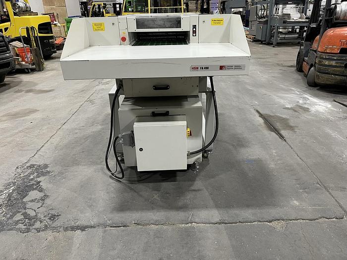 Used HSM FA 490.1 SHREDDER WITH BALER ATTACHMENT-PENDING