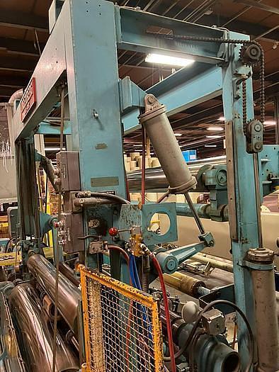 Used 77" WIDE JAGENBERG TWO DRUM WINDER 50" REWIND DIAMETER - PENDING SALE