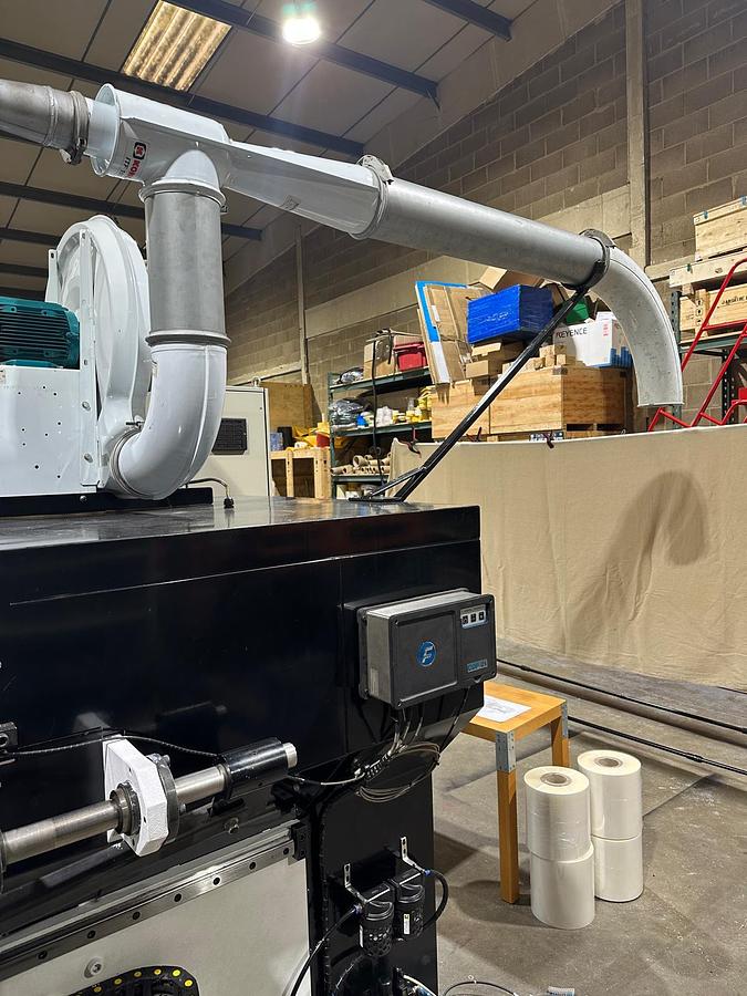 Used 63" WIDE SRC SYSTEMS LTD. MODEL 365 DUPLEX SLITTER REWINDER - OEM REFURBISHED & RUNNING