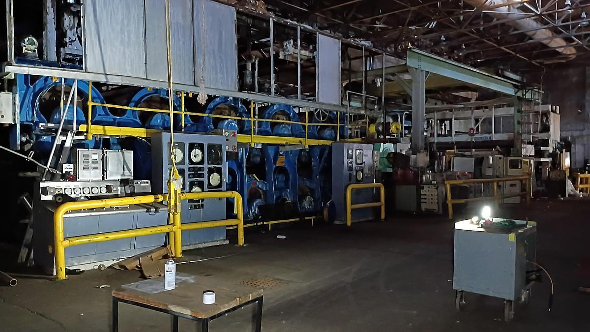 Used DRYER CANS (20) 60" DIA. X 224" FACE WIDTH  125 PSI