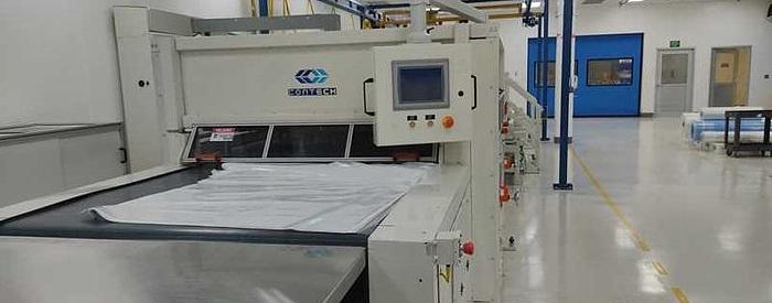 Used 62" Contech Converting Technologies, Inc. Die Cutting Press 100 Tons
