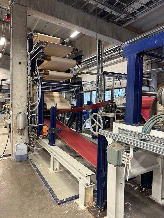 Used 17.7" (450MM) WIDE LAB PAPER MACHINE 