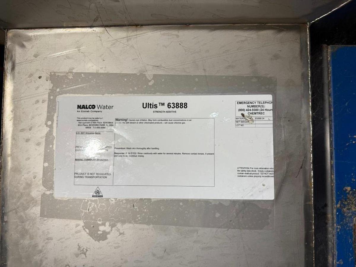 Used NALCO WATER POLISHING PUMP AND TANK SYSTEM