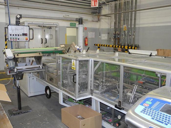 Used HARRO HOFLIGER FACIAL TISSUE CARTONER MODEL BK40-9