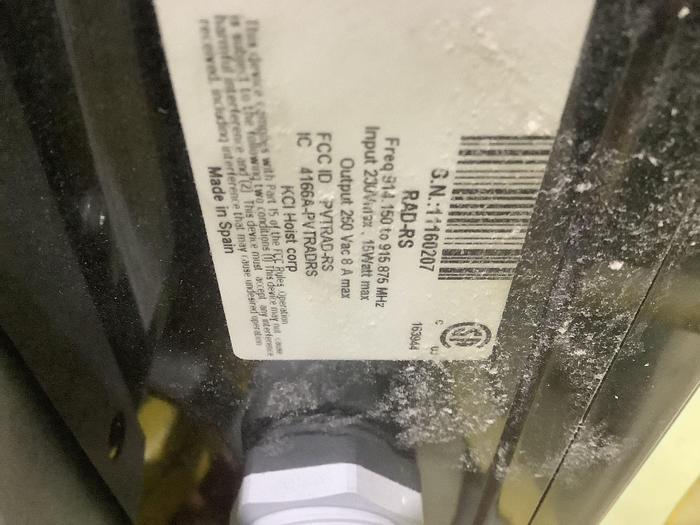 Used 2007 3 TON KONECRANES ELECTRIC HOIST