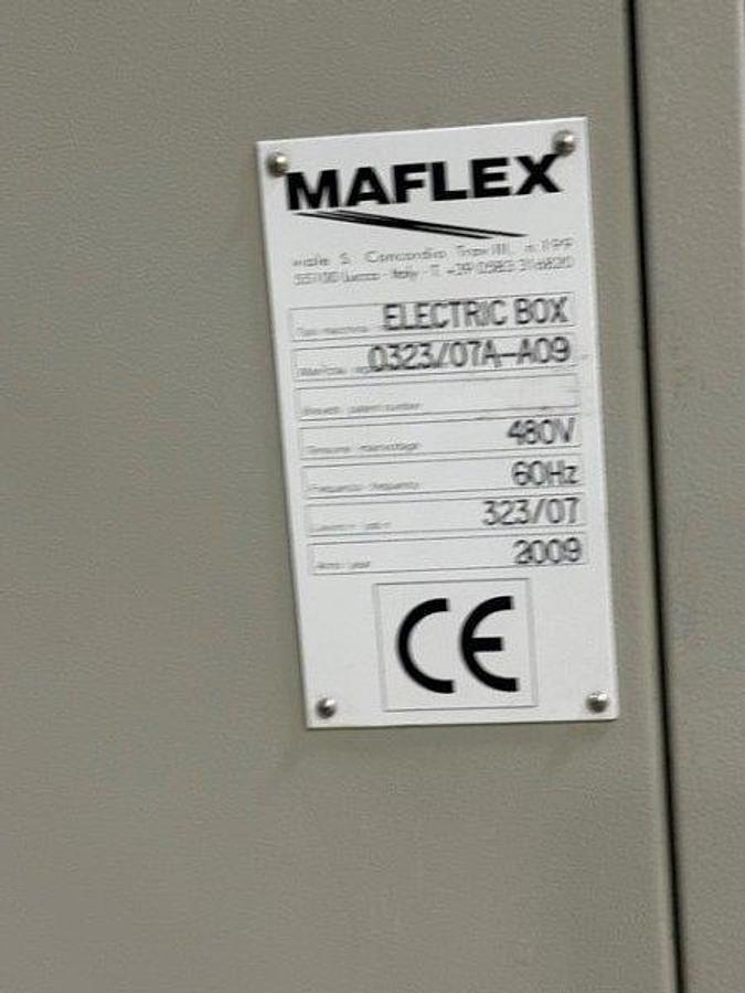 Used 108" WIDE MAFLEX HESTIA MODEL SA-502 INDUTRIAL ROLL REWINDER