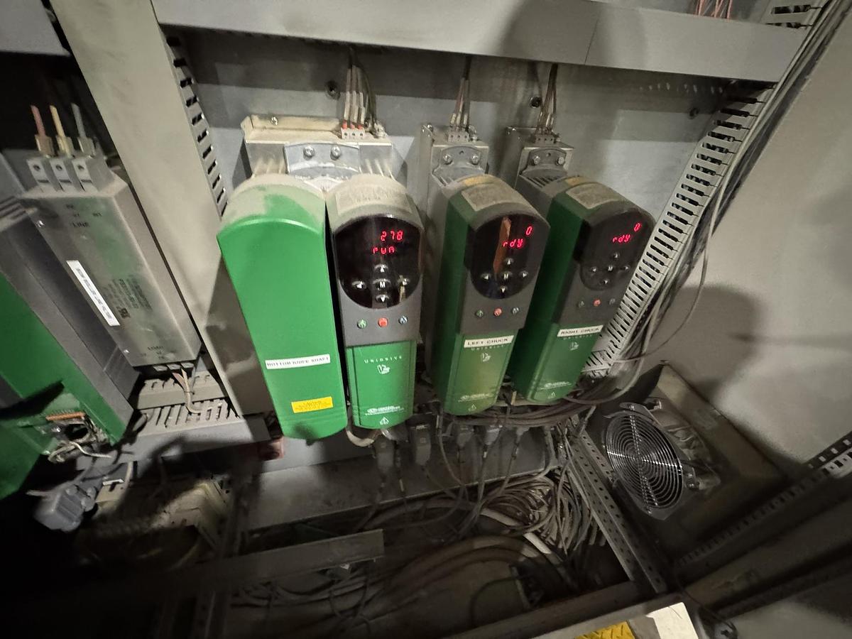 Used 80.5" WIDE AUSQUIP MODEL JM-80-60 TWO DRUM WINDER - UPDATED HMI