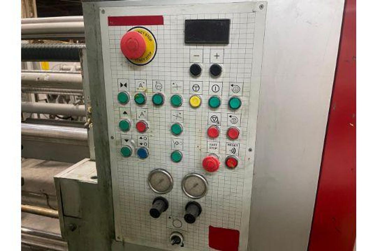 Used 58" WIDE COMEXI TURRET UNWIND WITH SPLICING 32" DIAMETER 