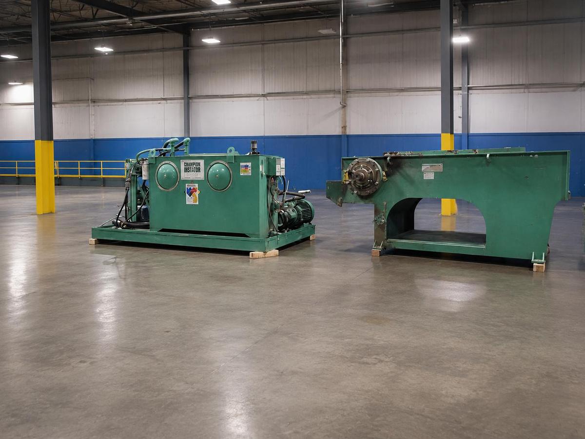 Used 63" GRANUTECH SATURN ROTO-GRIND MODEL M160H SINGLE SHAFT SHREDDER 200 HP 