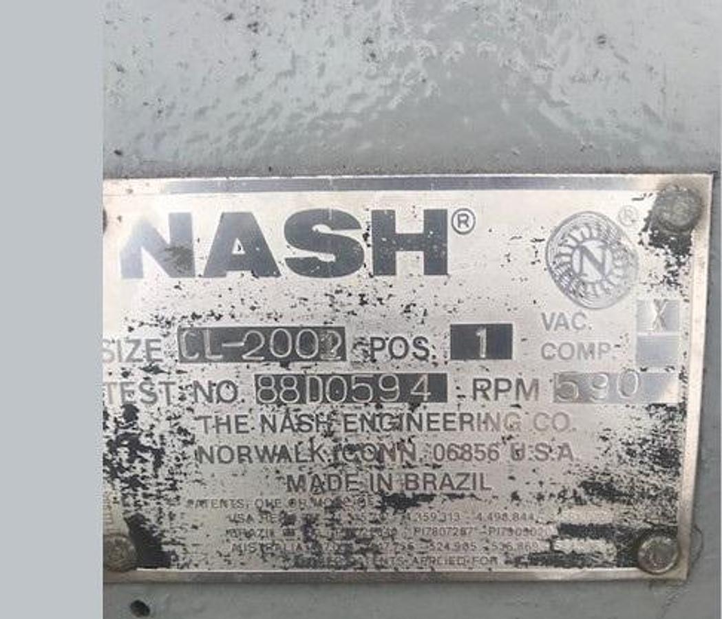 Used NASH CL-2002 VACUUM PUMP