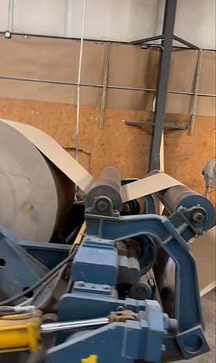 Used 82" BLACK CLAWSON TWO DRUM WINDER 72" REWIND DIAMETER