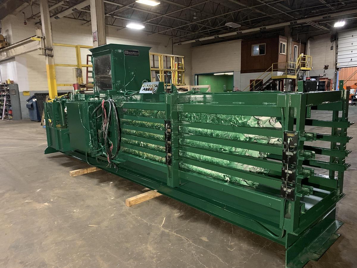 Used MAREN MODEL 203 HORIZONTAL AUTO TIE BALER 25 HP 