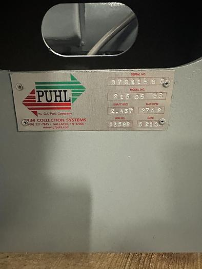 Used PUHL 215 05 9R 40HP TRIM CHOPPER BLOWER SYSTEM