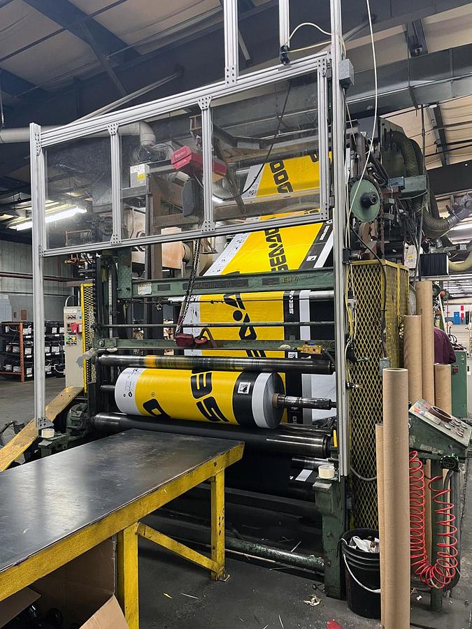 Used 65" WIDE WOLVERINE 4 COLOR STACK PRESS 
