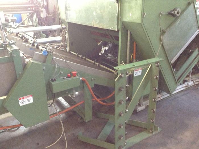 Used PEERLESS BLANK FED PLATE & TRAY FORMING LINE FOR FOOD TRAYS AND OTHER