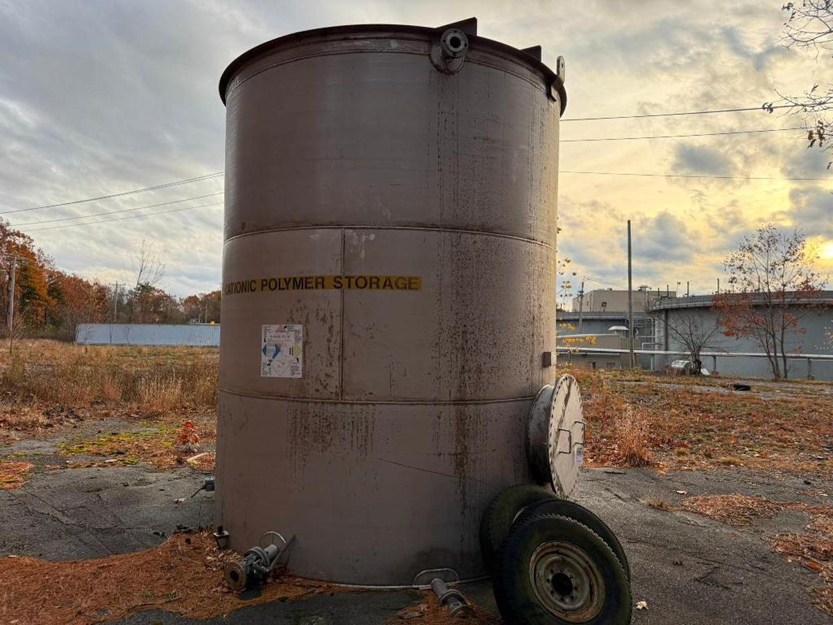 Used 7,000 GALLON STAINLESS SLEEL TANK 316L STAINLESS STEEL TANK