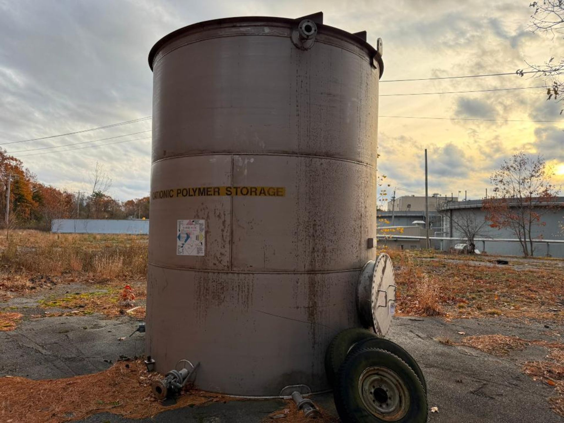 Used 7,000 GALLON STAINLESS SLEEL TANK 316L STAINLESS STEEL TANK