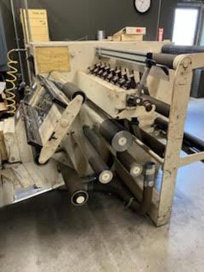 Used 30" WIDE STANFORD MODEL 638 CANTILEVEREDd DUPLEX SLITTER REWINDER