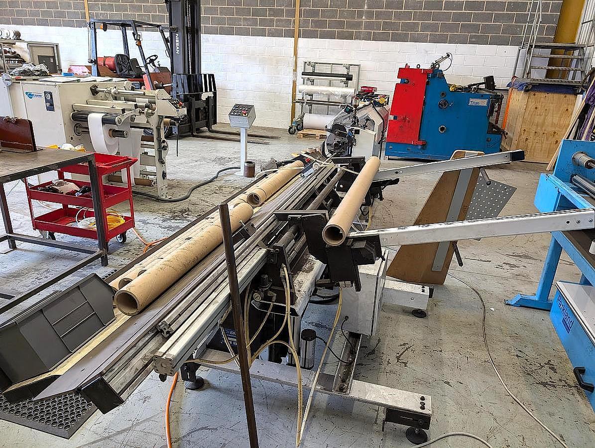 Used 78" EBERLE FULLY AUTOMATIC CORE CUTTER MFG 2014