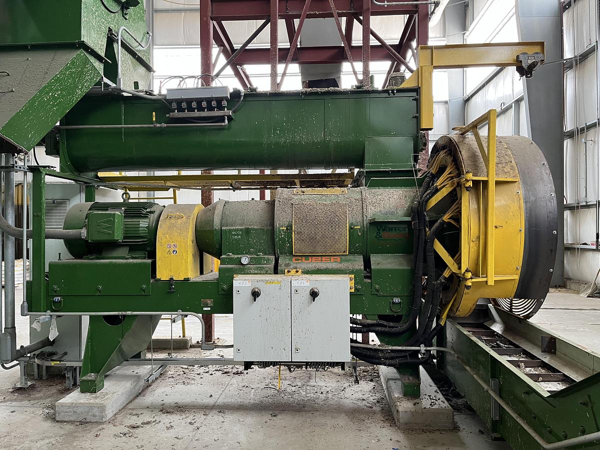 Used WARREN & BAERG MODEL W-250 CUBER FOR BIOMASS, STRAW OR RECYCLED PRODUCTS - MFG 2017