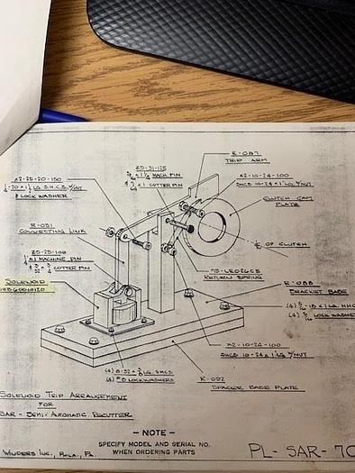 Used PACO CORE CUTTER STILL RUNNING