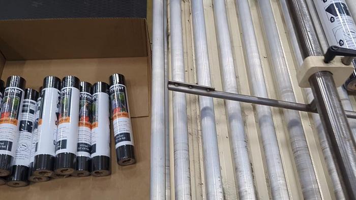 Used 31.5" (800M) ELNSER GIFT WRAP LINE WITH OVERWRAPPER & SHRINK SEAL MFG 2018