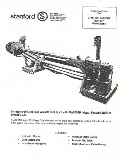 Used 40" STANFORD 212 HD 40" MAXIMUM DIAMETER 2500 FPM