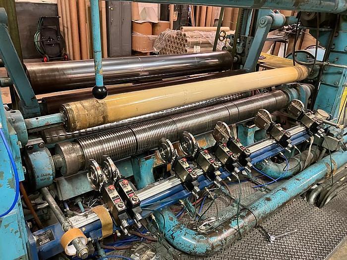 Used 77" WIDE JAGENBERG TWO DRUM WINDER 50" REWIND DIAMETER - PENDING SALE