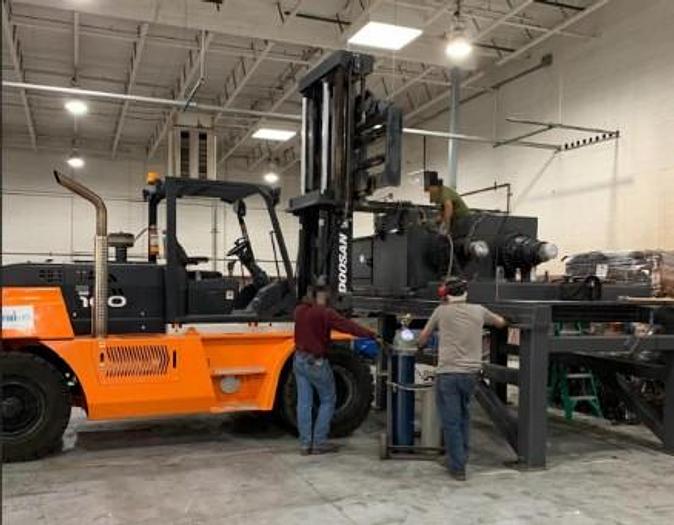 Used 400 HP SSI DUAL SHAFT SHREDDER MODEL 5000-ED REFURBISHED BY SSI IN 2020 