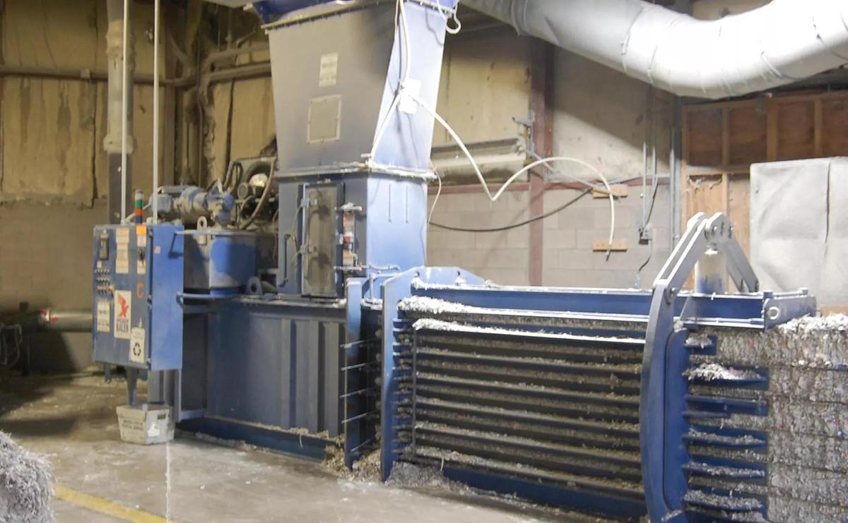 Used 30 HP HORIZONTAL AUTO TIE AMERICAN BALER MODEL PAC4029E-730