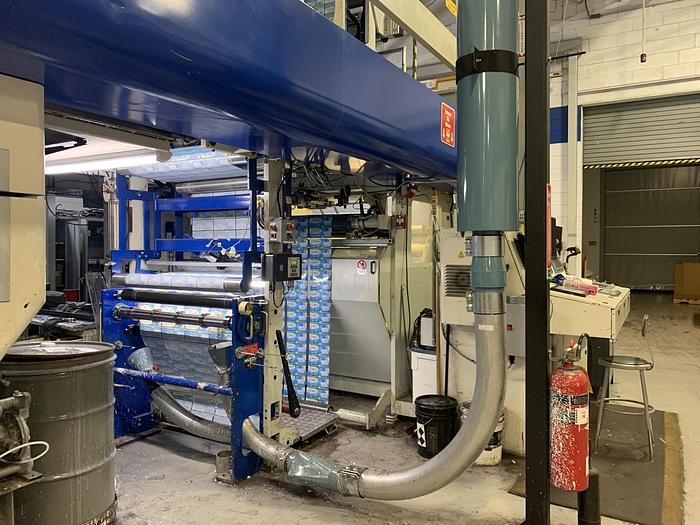 Used 40" ROTOMEC MODEL RS 4003 10 COLOR ROTOGRAVURE PRESS (SOLVENT INK) MFG. 2006