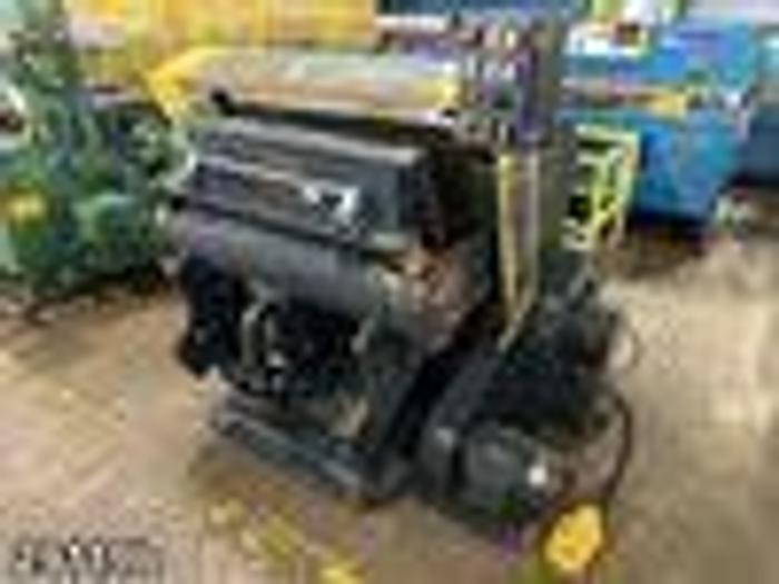 Used BRAUSSE MDL. PE-202 CLAMSHELL TYPE DIE CUTTING PRESS