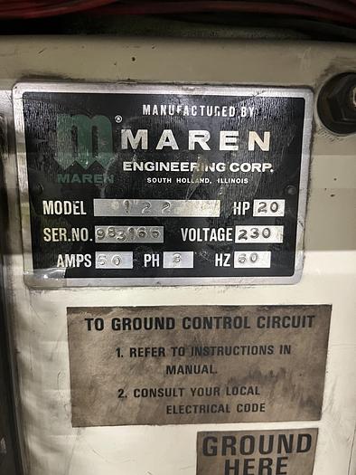 Used MAREN AUTOMATIC HIGH DENSITY CLOSED-END BALER MODEL 122