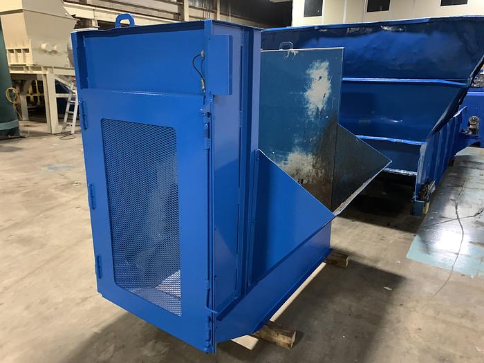 Used EXCEL MODEL EX-62 TWIN CYLINDER CLOSED DOOR BALER WITH CONVEYOR